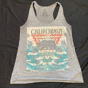 Grey CALIFORNIA tank top